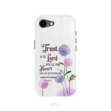 Trust in the Lord With All Your Heart Proverbs 3:5 Dandelions Flowers Phone Case iPhone 17e / Tough Case