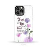 Trust in the Lord With All Your Heart Proverbs 3:5 Dandelions Flowers Phone Case iPhone 13 Pro Max / Tough Case