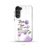 Trust in the Lord With All Your Heart Proverbs 3:5 Dandelions Flowers Phone Case Samsung Galaxy S23 Plus / Tough Case