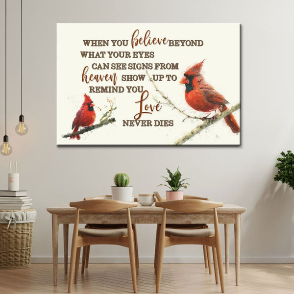 BEKECH Portachiavi Commemorativo Cardinale - Regalo Simpatia Con Ali D'Angelo, Frasi Sul Paradiso