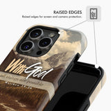 With God all things are possible Matthew 19:26 Bible verse phone case
