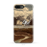 With God all things are possible Matthew 19:26 Bible verse phone case iPhone 7 Plus / Tough Case