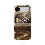 With God All Things Are Possible Matthew 19:26 Phone Case iPhone 17 Air / Tough Case