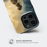 Woman Held by Jesus in the Storm Christian Phone Case