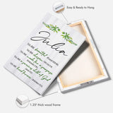 Christian home decor: "You Are Beautiful, Chosen, Made for a Purpose" personalized canvas for faith-filled inspiration.