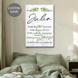 Faith-based wall art: "You Are Beautiful, Chosen, Made for a Purpose." Perfect for Christian home decor.