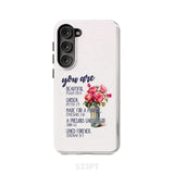 You are beautiful chosen made for a purpose phone case Samsung Galaxy S22 Plus