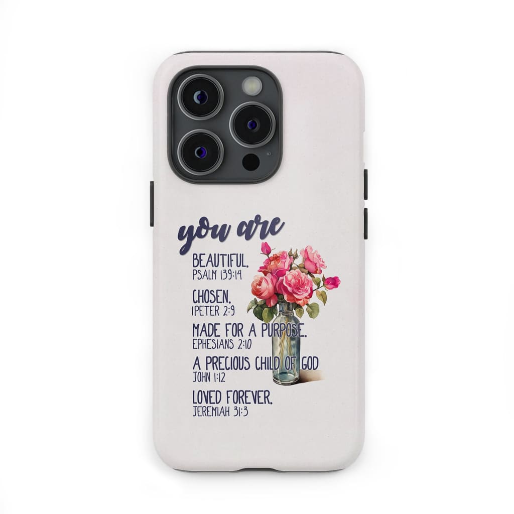 You Are Who God Says Bible Verses Phone Case