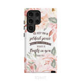 You keep Him in perfect peace Isaiah 26:3 Bible verse phone case Samsung Galaxy S20 Ultra