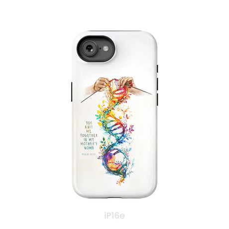 You Knit Me Together In My Mother’s Womb Psalm 139:13 Phone Case iPhone 16e / Tough Case