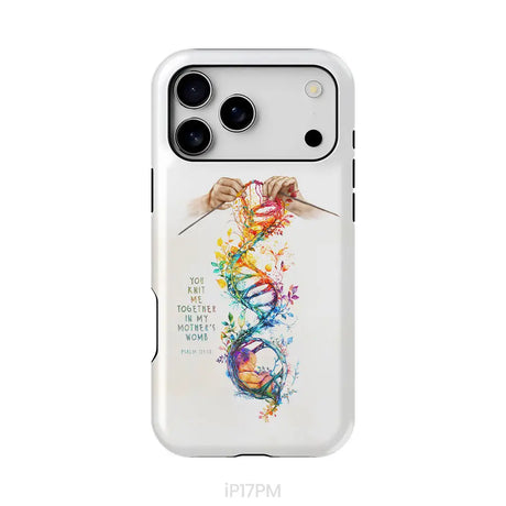 You Knit Me Together In My Mother’s Womb Psalm 139:13 Phone Case iPhone 17 Pro Max / Tough Case