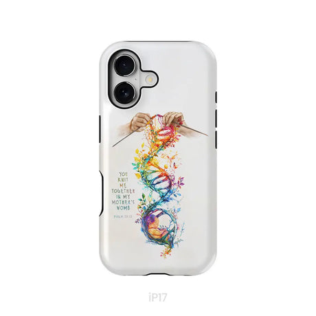 You Knit Me Together In My Mother’s Womb Psalm 139:13 Phone Case iPhone 17 / Tough Case