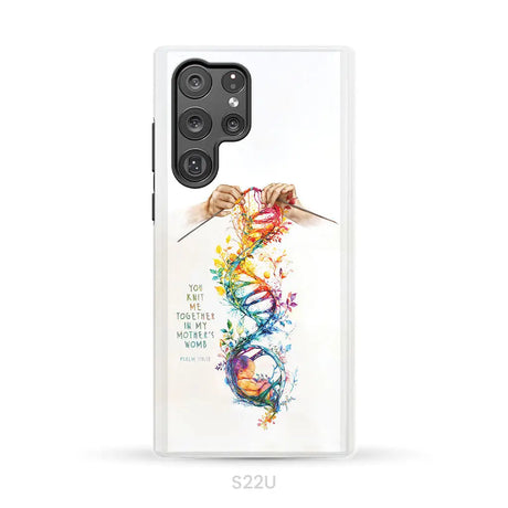 You Knit Me Together In My Mother’s Womb Psalm 139:13 Phone Case Samsung Galaxy S22 Ultra / Tough Case