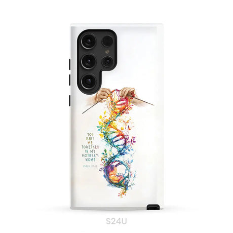 You Knit Me Together In My Mother’s Womb Psalm 139:13 Phone Case Samsung Galaxy S24 Ultra / Tough Case