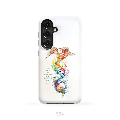 You Knit Me Together In My Mother’s Womb Psalm 139:13 Phone Case Samsung Galaxy S24 / Tough Case