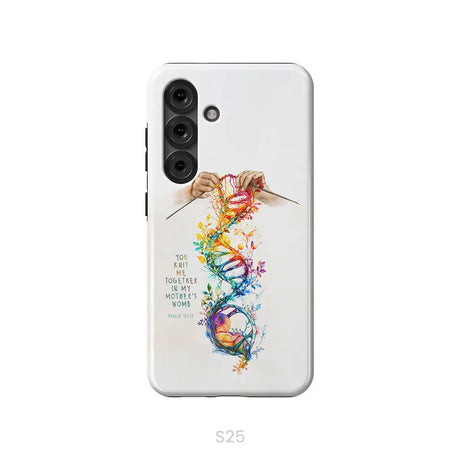 You Knit Me Together In My Mother’s Womb Psalm 139:13 Phone Case Samsung Galaxy S25 / Tough Case