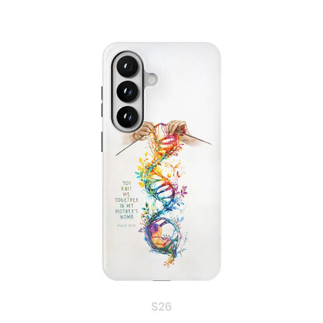 You Knit Me Together In My Mother’s Womb Psalm 139:13 Phone Case Samsung Galaxy S26 / Tough Case