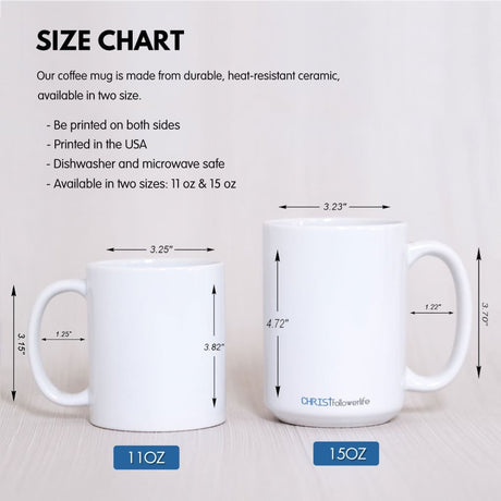 You are known loved worthy chosen enough Christian coffee mug