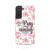 1 Thessalonians 5:17 Pray without ceasing phone case Bible verse cases Samsung Galaxy S22 Plus / Tough