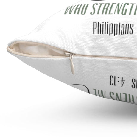 I can do all things through Christ pillow
