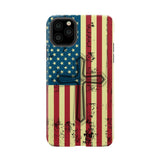 Beautiful American Flag cross phone case iPhone 11 Pro Max / Tough