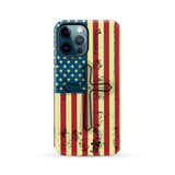 Beautiful American Flag cross phone case iPhone 12 Pro Max / Tough