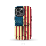 Beautiful American Flag cross phone case iPhone 13 Pro / Tough