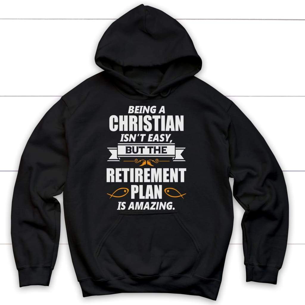 Being a Christian is not easy Christian hoodie | Christian apparel Black / S