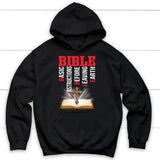 Bible basic instructions before leaving earth Christian hoodie Black / S