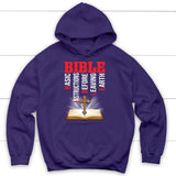 Bible basic instructions before leaving earth Christian hoodie Purple / S