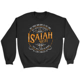 Bible verse sweatshirts: Isaiah 40:31 those who hope in the Lord sweatshirt Black / S