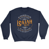 Bible verse sweatshirts: Isaiah 40:31 those who hope in the Lord sweatshirt Navy / S