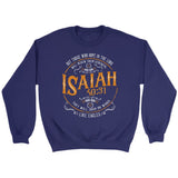 Bible verse sweatshirts: Isaiah 40:31 those who hope in the Lord sweatshirt Purple / S