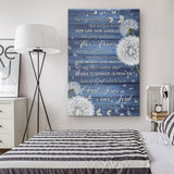 Christian canvas wall art featuring Romans 8:38-39, "For I Am Persuaded, That Neither Death," perfect faith-based home decor.