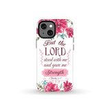 But the Lord stood with me and give strength 2 Timothy 4:17 phone case iPhone 13 Mini / Tough
