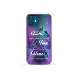 Butterfly faith makes all things possible Christian phone case iPhone 12 Mini / Tough