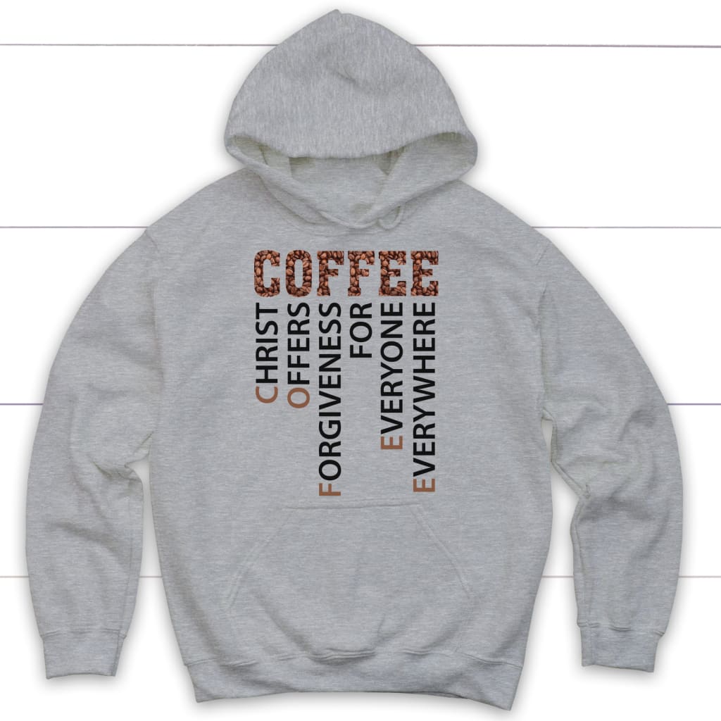 Christian coffee definition hoodie - Christian hoodies Sport Grey / S