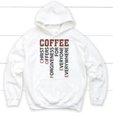 Christian coffee definition hoodie - Christian hoodies White / S