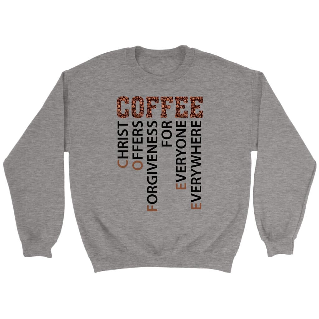 Christian coffee definition Christian sweatshirt Sport Grey / S