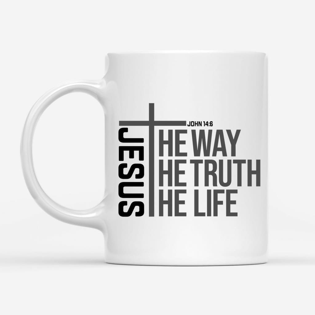 Christian coffee mug Jesus the way the truth the life