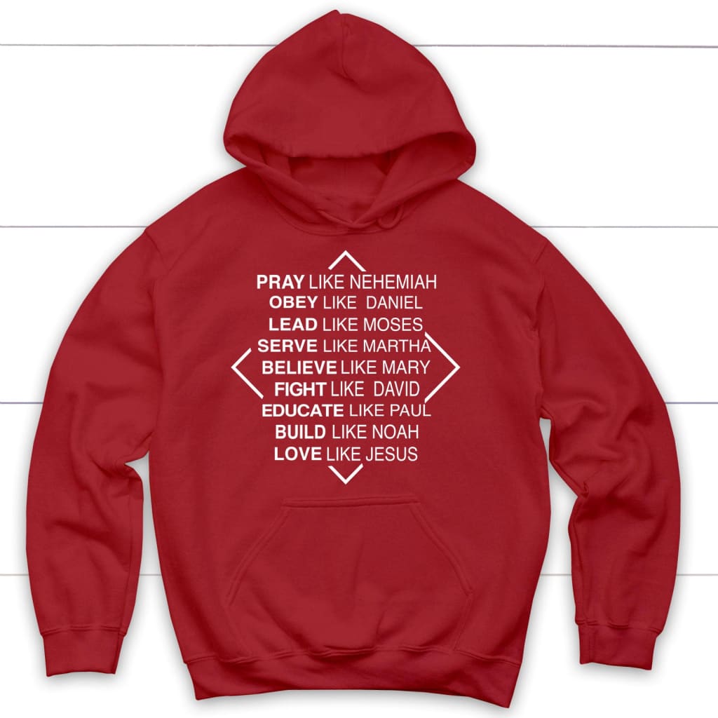 Christian Hoodies Pray Like Nehemiah Obey Like Daniel Hoodie