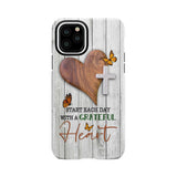 Christian phone case: Start each day with a grateful heart iPhone 11 Pro / Tough Case