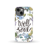 Christian phone cases: It well with my soul case iPhone 13 / Tough