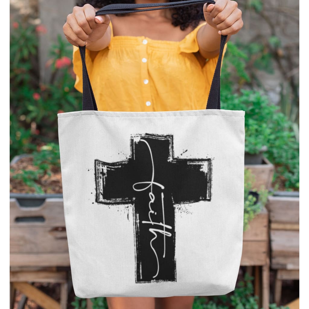 VIVACITE Christian Tote Bags for Women Vintage Canvas Tote Bag for Women  Bible Tote Bags for Women Christian Gifts for Women Faith Church Bags for
