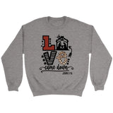 Christian Christmas gifts - Love came down John 3:16 Christmas sweatshirt Sport Grey / S
