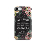 Come to me all who are weary Matthew 11:28 Christian phone case iPhone SE 2020 / Tough