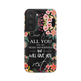 Come to me all who are weary Matthew 11:28 Christian phone case Samsung Galaxy S22 / Tough