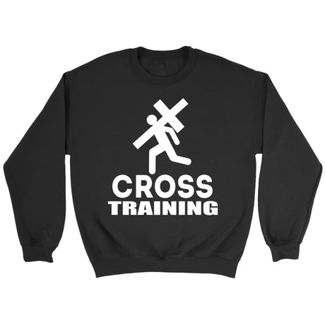 Cross training sweatshirt - Christian sweatshirts Black / S