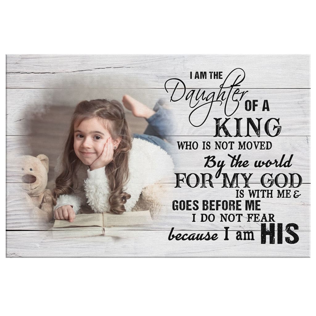 Daughter of a king Custom photo canvas wall art