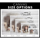 Daughter of a king Custom photo canvas wall art